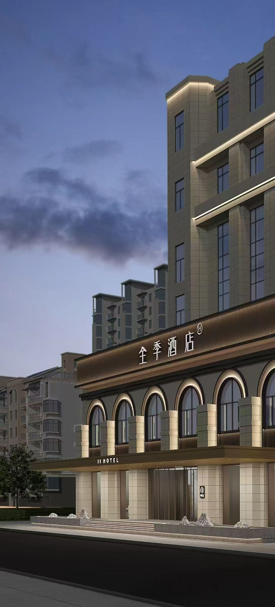 顏值與實(shí)力并存！全季酒店的門頭，為何獨(dú)愛“不銹鋼長城板”？